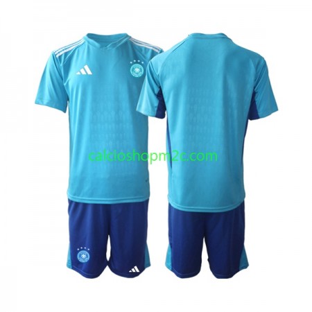 Germania Portiere Bambino Maglia Prima World Cup 2022 Manica Corta (+ Pantaloncini)